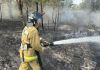 Как тушили пожар в Наурзумском заповеднике Костанайской области