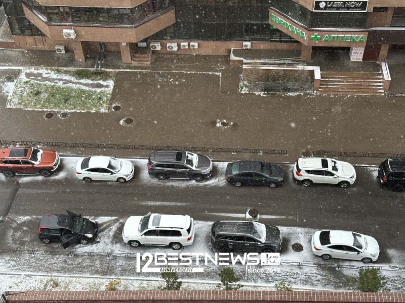 Первый снег преобразил Астану