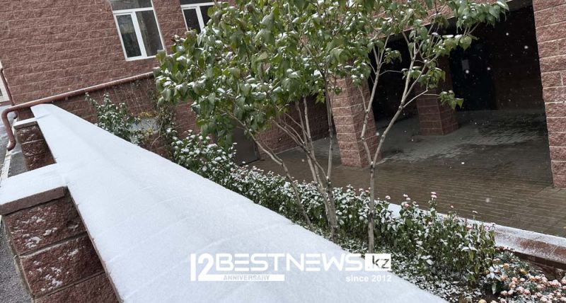 Первый снег преобразил Астану