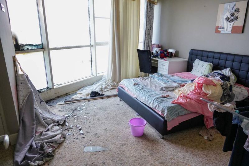 Аким Астаны встретился с жильцами горевшего небоскреба в Астане