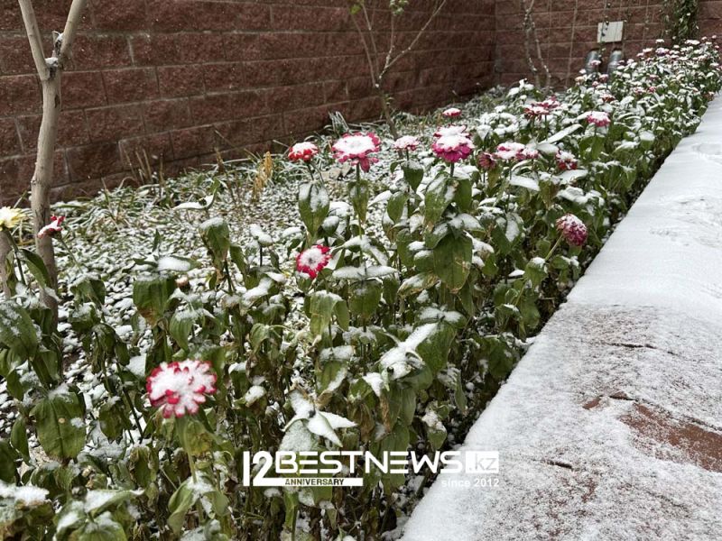 Первый снег преобразил Астану