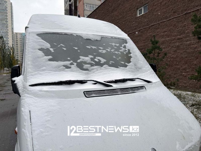 Первый снег преобразил Астану